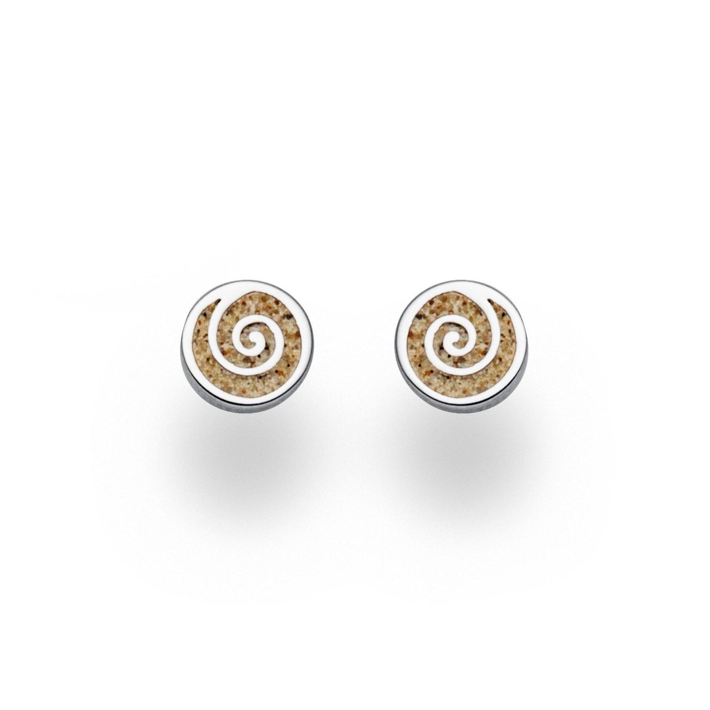 DUR Silber Schmuck Ohrring Ohrstecker ''Sandspirale 2.0" O5214