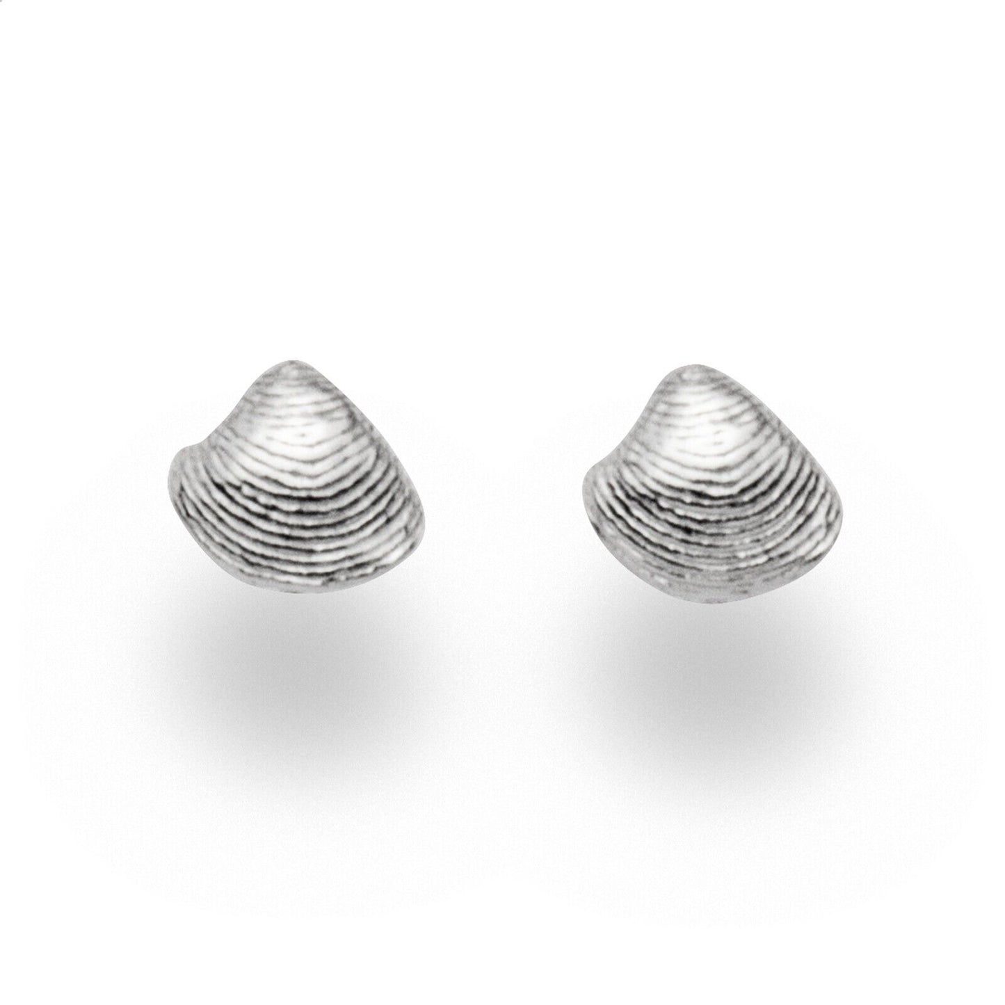 DUR Silber Schmuck Ohrring Ohrstecker "Herzmuschel" O4813