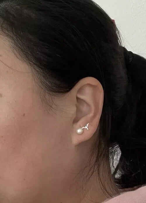 DUR Silber Schmuck Ohrring Ohrstecker "Möwe" O4689