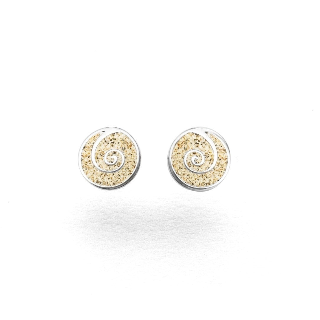 DUR Silber Schmuck Ohrring Ohrstecker ''Sandspirale 2.0" O5214