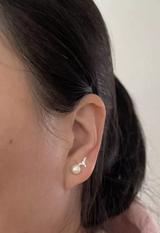 DUR Silber Schmuck Ohrring Ohrstecker "Möwe" O4689