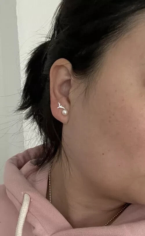 DUR Silber Schmuck Ohrring Ohrstecker "Möwe" O4689