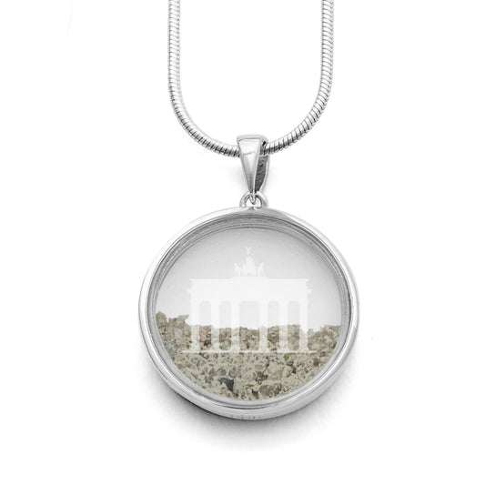 DUR Schmuck Anhänger "Brandenburger Tor" Silber 925 rhodiniert P3605
