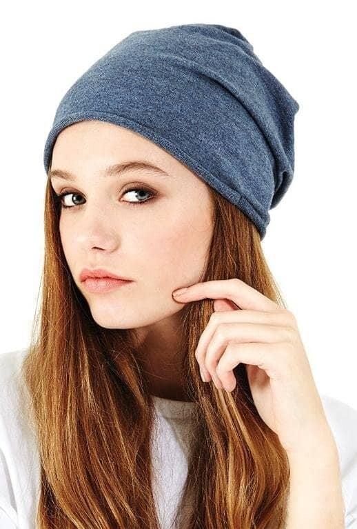 Beechfield Damen Jersey Beanie Summer schwarz pink grau blau CB361